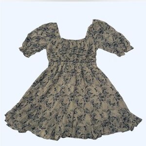 Cute blue and cream sundress